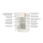 Frameless Ivory White Toe Kick - Image 3