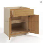 Treasure Chest Shaker Base Cabinet with Double Doors & Single Drawer - Image 3