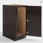 Shaker Espresso Base Cabinet Single Door Full Height - Image 2