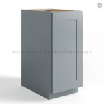 Gray Shaker Base Cabinet Single Door Full Height