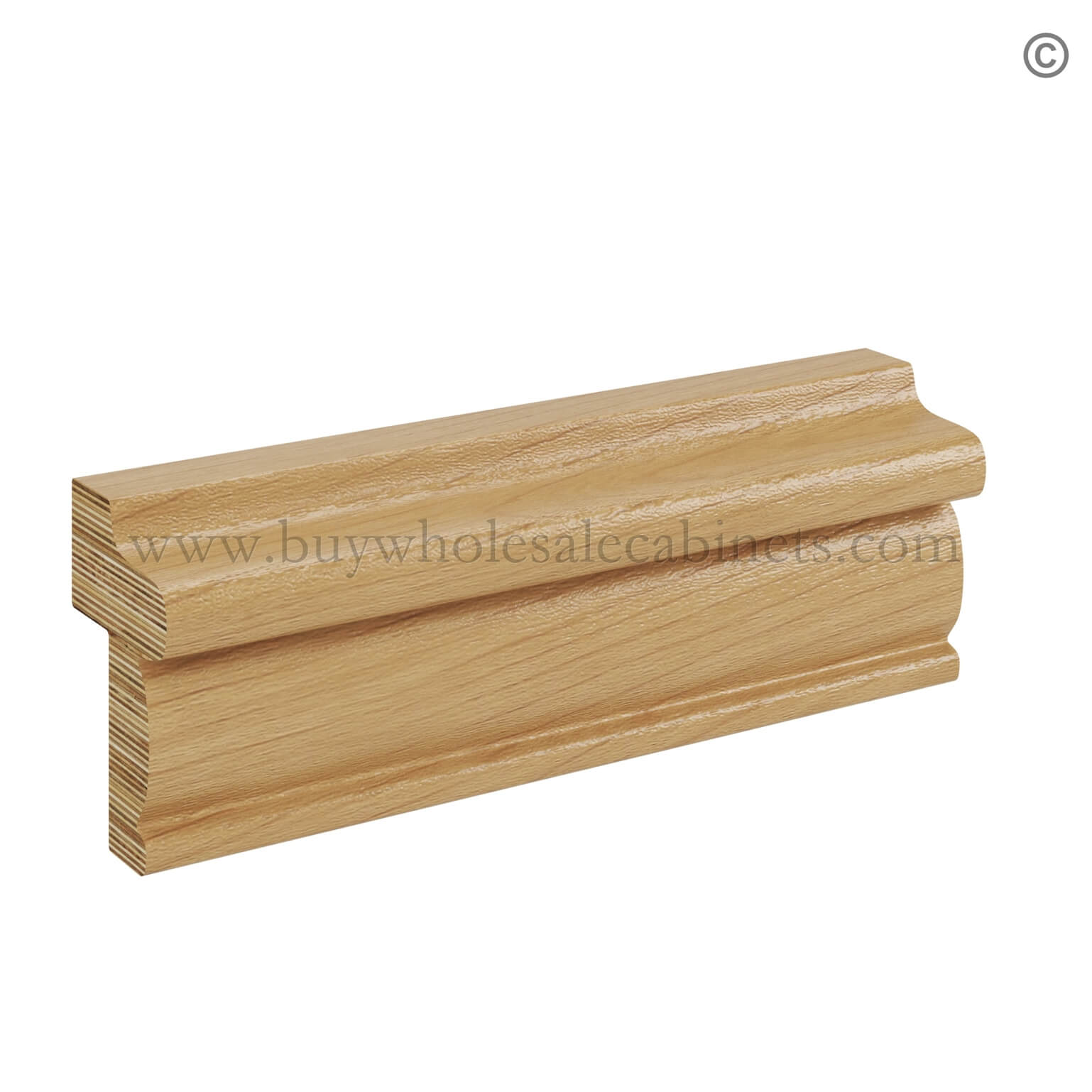 Treasure Chest Shaker Light Rail Moulding