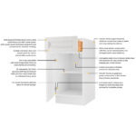 Frameless White Deco Wall Open End Shelf - Image 3