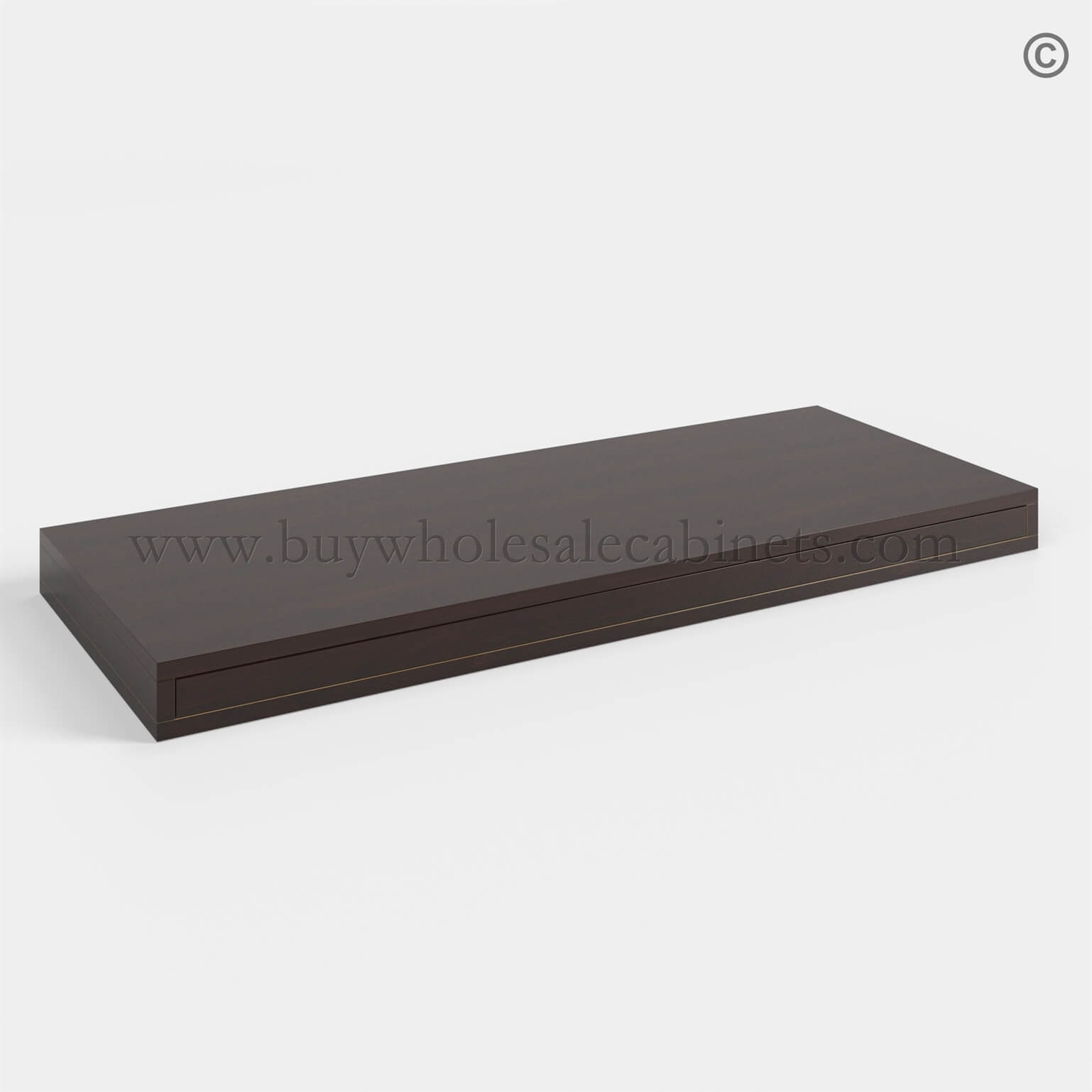 Shaker Espresso Floating Shelf, rta cabinets