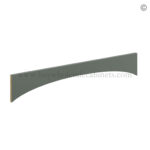 Green Shaker Arched Valance, green cabinets