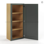 Green Shaker 42" H Single Door Wall Cabinet - Image 3