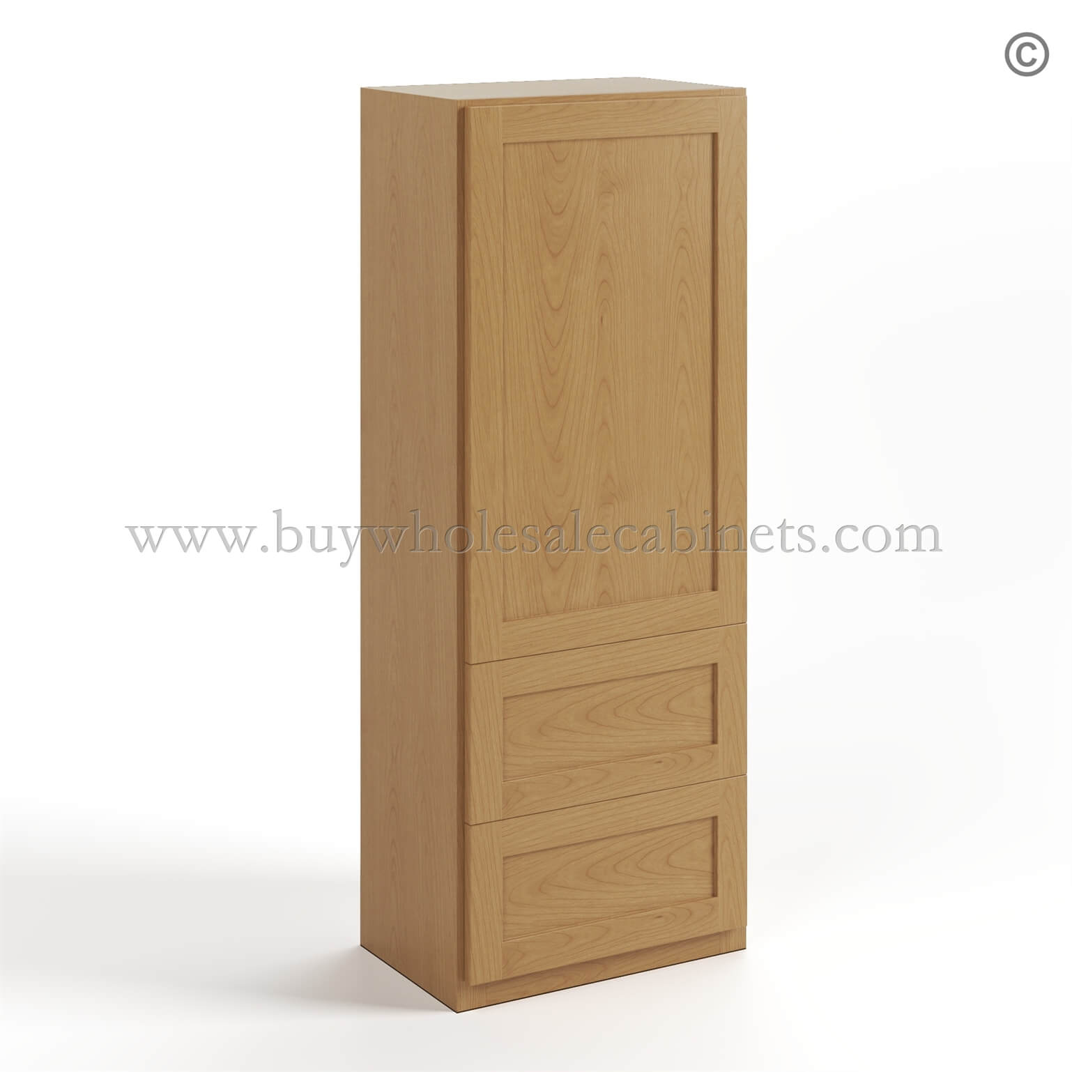 Treasure Chest Shaker 18W Wall With Drawer Cabinet, rta cabinets