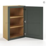 Green Shaker 30" H Single Door Wall Cabinet - Image 3