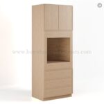 Slim Oak Shaker 33″W Oven Pantry Cabinet