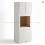 Dove White Slim Shaker 33″W Oven Pantry Cabinet