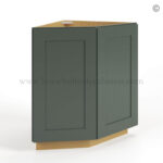 Green Shaker Base End Cabinet - Image 2
