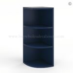 Frameless Oxford Blue Wall Open End Shelf
