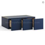 Frameless Oxford Blue Wall Small Drawers - 3 Drawers - Image 2
