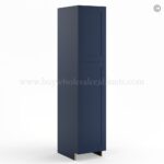 Frameless Oxford Blue Pantry Cabinet - Single Door