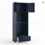 Frameless Oxford Blue Double Oven Cabinet - Image 2