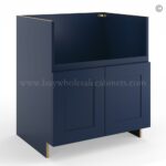 Frameless Oxford Blue Farm Sink Base Cabinet - 2 Doors