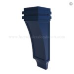 Frameless Oxford Blue Corbel Medium