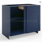 Frameless Oxford Blue Base Blind Cabinet