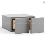Frameless Graphite Gray Wall Small Drawers - 2 Drawers - Image 2