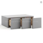 Frameless Graphite Gray Wall Small Drawers - 3 Drawers - Image 2