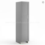 Frameless Graphite Gray Pantry Cabinet - Single Door