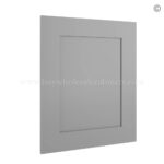 Frameless Graphite Gray Cabinet Door Panel