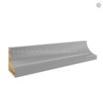 Frameless Graphite Gray Inside Corner Trim