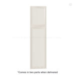 Charleston White Raised Panel Tall Decorative Door Panel