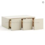 Frameless Ivory White Wall Small Drawers - 3 Drawers - Image 2