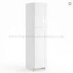 Frameless Modern White Shaker Pantry Cabinet - Single Door