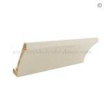 Frameless Ivory White Cove Crown Molding