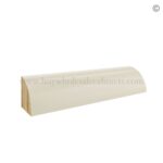 Frameless Ivory White Quarter Round Molding