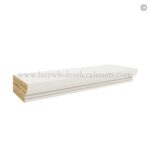Frameless Pearl White Ogee Molding