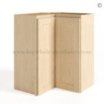 Unfinished Shaker 30"/36" Easy Reach Corner Wall Cabinet