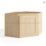 Unfinished Shaker Wall Diagonal Cabinet