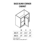 Unfinished Base Blind Corner Cabinet