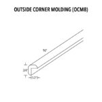 Unfinished Outside Corner Molding