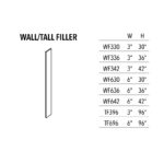 Unfinished Wall/Tall Filler