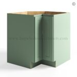 Jade Green Shaker Easy Reach Base Cabinet