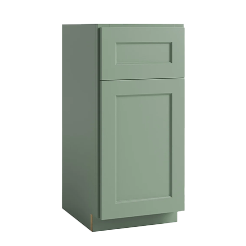 Jade Green Shaker Cabinet