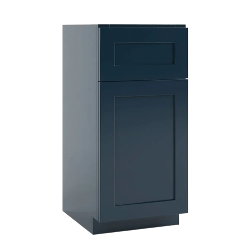 Navy Blue Shaker Cabinet