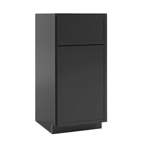 Slim Black Shaker Cabinet