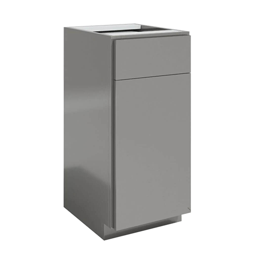High Gloss Gray Cabinet